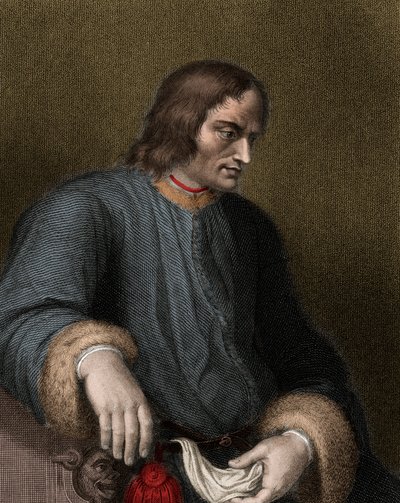 Lorenzo de Medici, Lorenzo the Magnifico olarak da bilinir. by Unknown artist