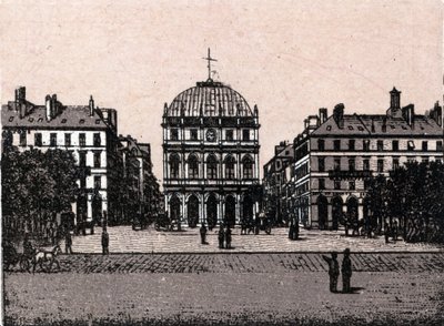 Le Havre, le theatre “Le monde 168 görüş gösteriyor”” Tarih yok (19. yüzyıl sonu) by Unknown artist