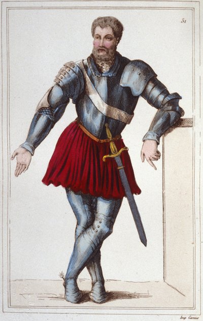 1830 oyma şövalye Bayard (1475-1524) by Unknown artist