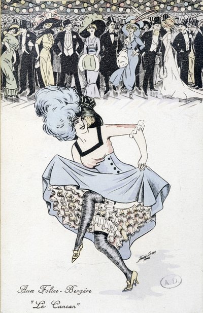 Folies-Bergeres: “”Cancan””, n.d. by Unknown artist