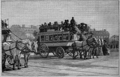 19. yüzyılda Les Omnibus de Paris: l