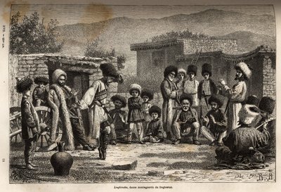 Lesghinska, dansçının hareketli ama tekdüze bir müzikle ritim içinde gerçekleştirdiği çok değişken ve çok eksantrik adımlardan oluşan Kafkasya