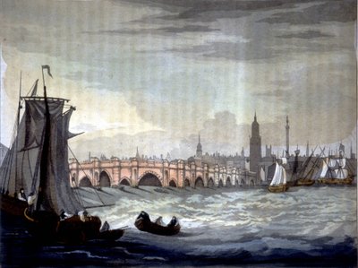 Londra Köprüsü ve Southwark Katedrali, İngiltere. by Unknown artist