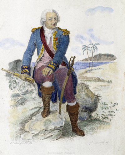 Louis Antoine, Bougainville Kontu (1729-1811), Fransız denizci. - Mennechet