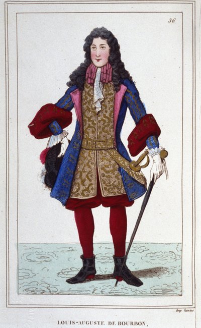 Louis Auguste de Bourbon, Maine Dükü (1670-1736). Fransız Prensi. by Unknown artist