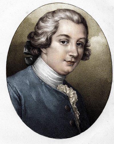 Louis Gresset (1709-1777), Fransız yazar. by Unknown artist