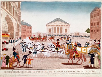 Louis XVIII, Notre Dame