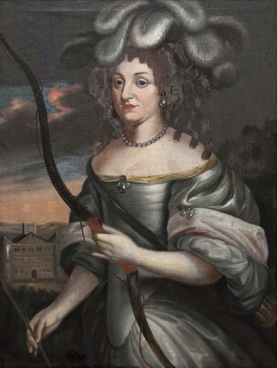 Louise Elisabeth de Courlande - Courland Düşesi Louise Elisabeth (1646-1690), Hesse-Homburg Landgravine, Anonim . Tuval üzerine yağlı boya, 17. Yüzyılın İkinci Yarısı.. Nationalmuseum Stockholm by Unknown artist