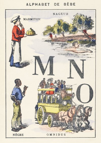 M N W: pot, yüzücü, zenci, herkes by Unknown artist