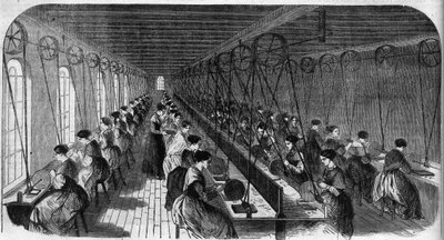 Çimento kalem imalatı: Birmingham fabrikasında bir matbaadaki işçiler “” Le Journal Illustrous” da by Unknown artist