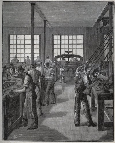 Kalemlik (kalemlik) ve kalemlik (kalemlik) imalatı. Adolphe BITARD