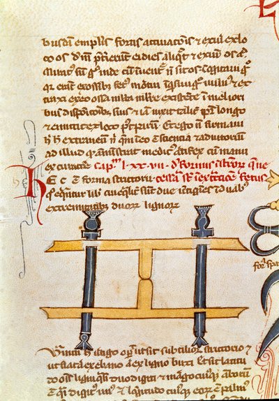 El yazması sayfası "Ameliyat" (MS. LAT.VII XXXII-3023) Guillaume de Salice (Guglielmo da Saliceto) (1207-1270) keşiş ve doktor tarafından. 14. yüzyıl Biblioteca Marciana Venedik by Unknown artist