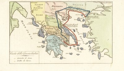 Antik Yunanistan Haritası by Unknown artist