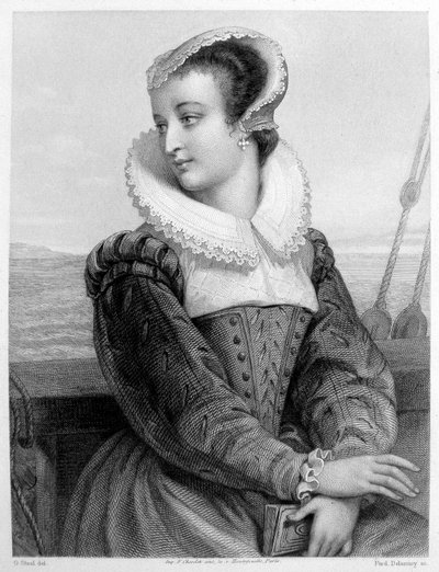 Marie Stuart - gravür by Unknown artist