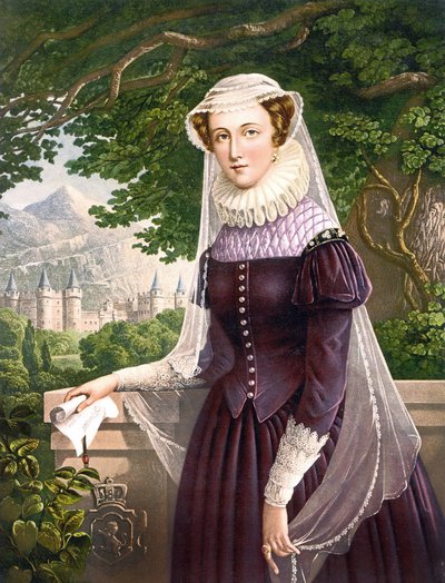 İskoçya Kraliçesi Marie Stuart (1542 -1587). by Unknown artist