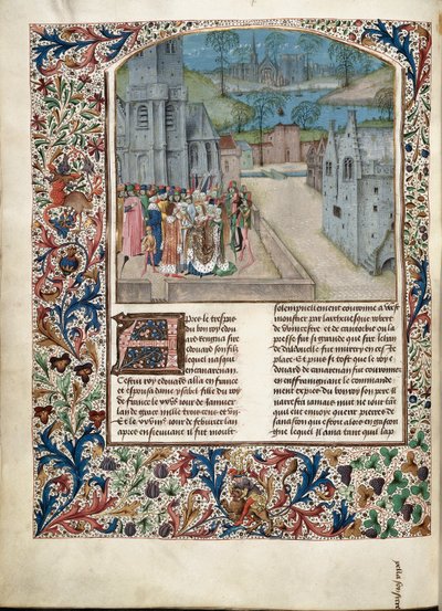 Edward II'nin Fransa Kralı Isabella ile Evliliği by Unknown artist