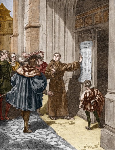 Martin Luther (1483-1546) 95 tezini Wittenberg