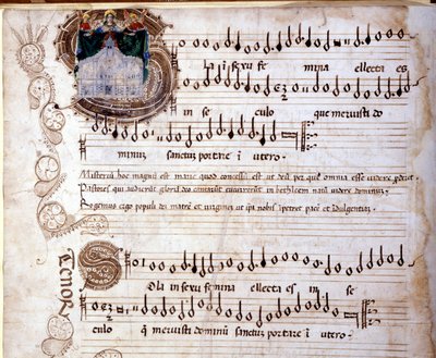 Enricus Isaac tarafından bas dörtlüsü içinde Mass by Unknown artist