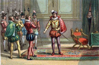 Saint Barthelemy Katliamı, Conde Dükü ve Navarre Henry, onlara kitle ve ölüm arasında bir seçim sunan Fransa Kralı Charles IX