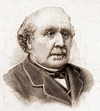 1895 yılında Akademi Française üyeleri: Albert, Broglie Dükü (1821-1901), Fransız tarihçi ve politikacı portresi. by Unknown artist