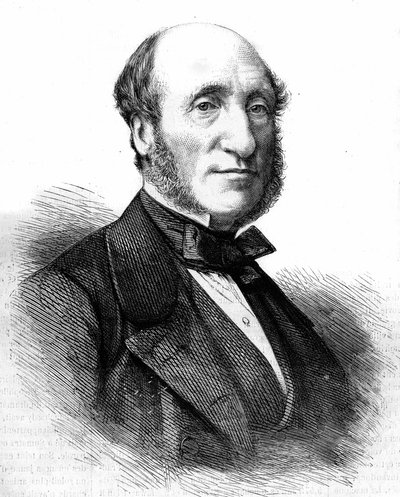Michel Chevalier. Fransız ekonomist ve politikacı (1806 - 1879). by Unknown artist