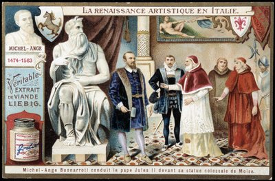 Michelangelo Buonarroti dit Michel Ange (Michelangelo veya Michelangelo by Unknown artist