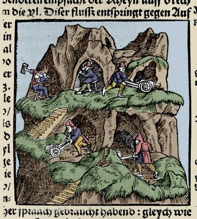15. yüzyılda madenler. Johann Stumpff