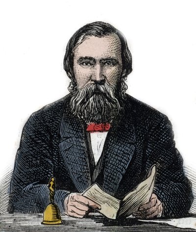 Moritz Lazarus - İngiliz filozof, psikolog (1824-1903) - by Unknown artist
