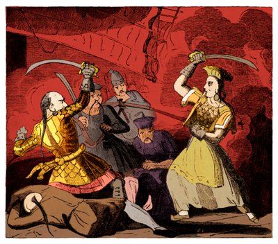 Korsan Adminiral Ching'in dul eşi Bayan Ching by Unknown artist