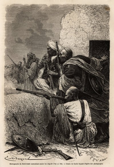 Svat dağlarına yerleşen Müslüman dağcılar, bölgedeki köylerin yağmalanmasını durdurmak için 1863