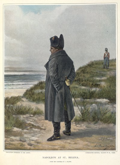 St. Helena'da Napolyon by Unknown artist