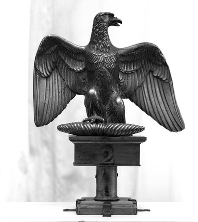Napolyon Savaşları: Rus seferi sırasında kullanılan bayrak taşıyan gövde. Milano, Museo del Risorgimento. by Unknown artist