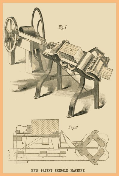 Yeni Patent Shingle Makinesi by Unknown Artist