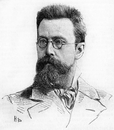 Nicholas (Nikolai) Rimski Korsakov (Rimsky-Korsakov) (1844-1908), Rus besteci. 1889
