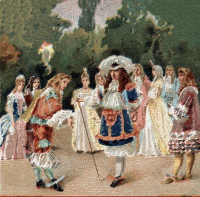 Nicolas Fouquet (1615-1680), Le Roi-Soleil (Kral Soleil veya Büyük Louis) olarak bilinen XIV. by Unknown artist
