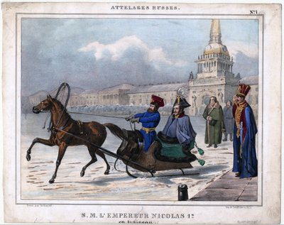 Eğitimde Nicolas I - Bir kızakta Rusya