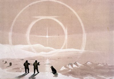 Kuzey Işıkları - Dr. Edward Moos, Marcus Nard & Co, Londra tarafından “Kutup denizinin kıyıları, bir Arktik keşif anlatımı” içinde by Unknown artist