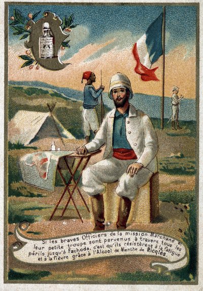 Marchand Misyonu Görevlisi. 19. yüzyıl kromolitografisi by Unknown artist