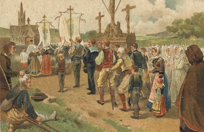 Brittany bölgesindeki eski özel ünlü: Sainte Anne d