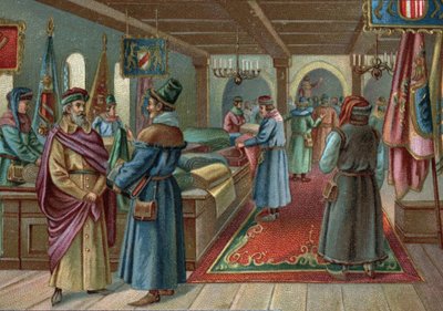 Eski alışveriş merkezleri: 15. yüzyılda Belçika
