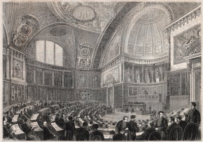 Senato oturumunun açılışı ve General Charles Cousin Montauban