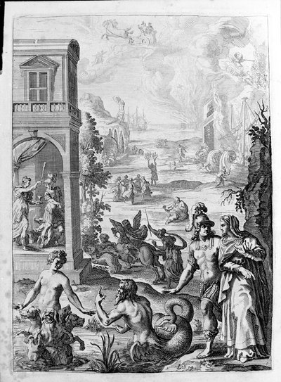 Ovidius (Ovidius) - 15. kitap için illüstrasyon - (P. Ovid