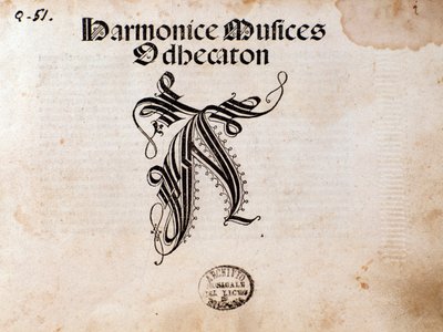 Ottaviano Petrucci tarafından yazılan Harmonik Müzikler Odhecaton