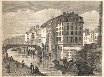 Paris Yıkımları: Hotel Dieu by Unknown artist
