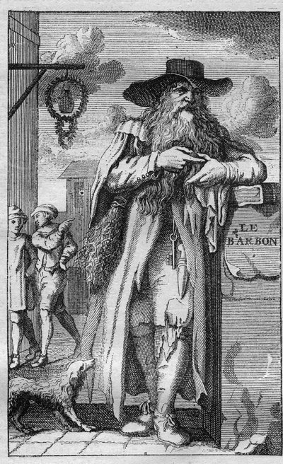 Pierre de Montmaur (1576 -1650) bilgin, Latince ifadenin Fransız şairi - gravür by Unknown artist