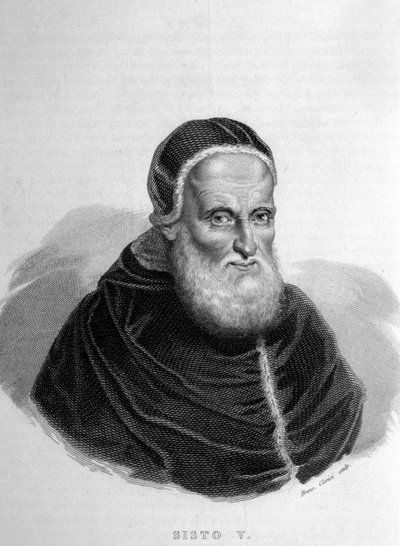 Papa Sixtus V (V) (1520 - 1590). by Unknown artist
