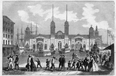 New York Limanı (New York), Amerika Birleşik Devletleri. “İlginç Evren” de Gravür by Unknown artist