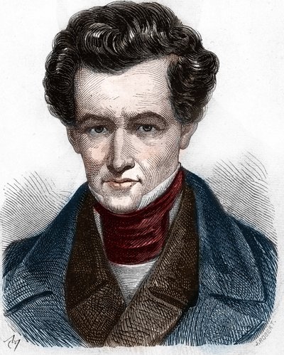 Portre Armand Carrel (1800-1836), Fransız gazeteci. by Unknown artist