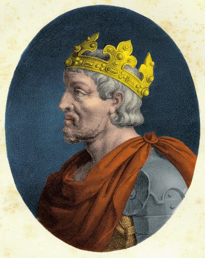 Portre Pepin the Brief (c. 714 - 768). by Unknown artist