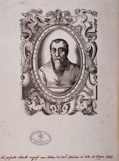 Adrian Willaert'in portresi (tahta baskı) by Unknown artist